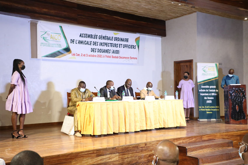 Ouverture de l&rsquo;assemblée générale ordinaire de l&rsquo;Amicale des Inspecteurs et Officiers des Douanes (AIOD)